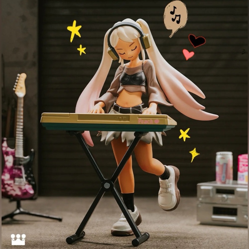 COPY - POP MART - Poppy Electric Funk. NIB. UNOPENED. Peach Riot Rise Up Series.